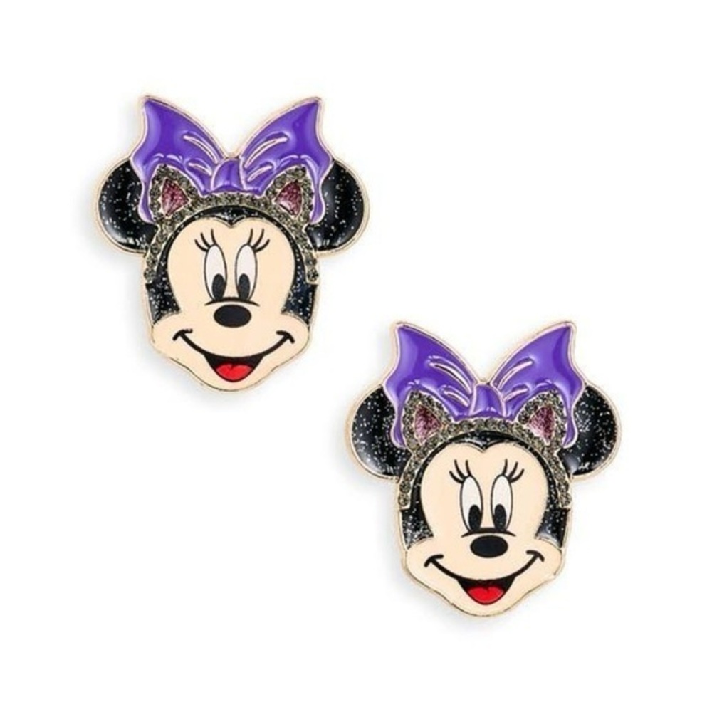 Minnie Mouse Cat Ears Studded Earrings Baublebar x Disney